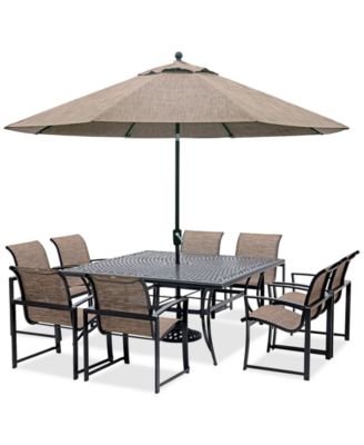 Wythburn Mix and Match Sleek Sling Outdoor Dining Chair, Created for Macy's