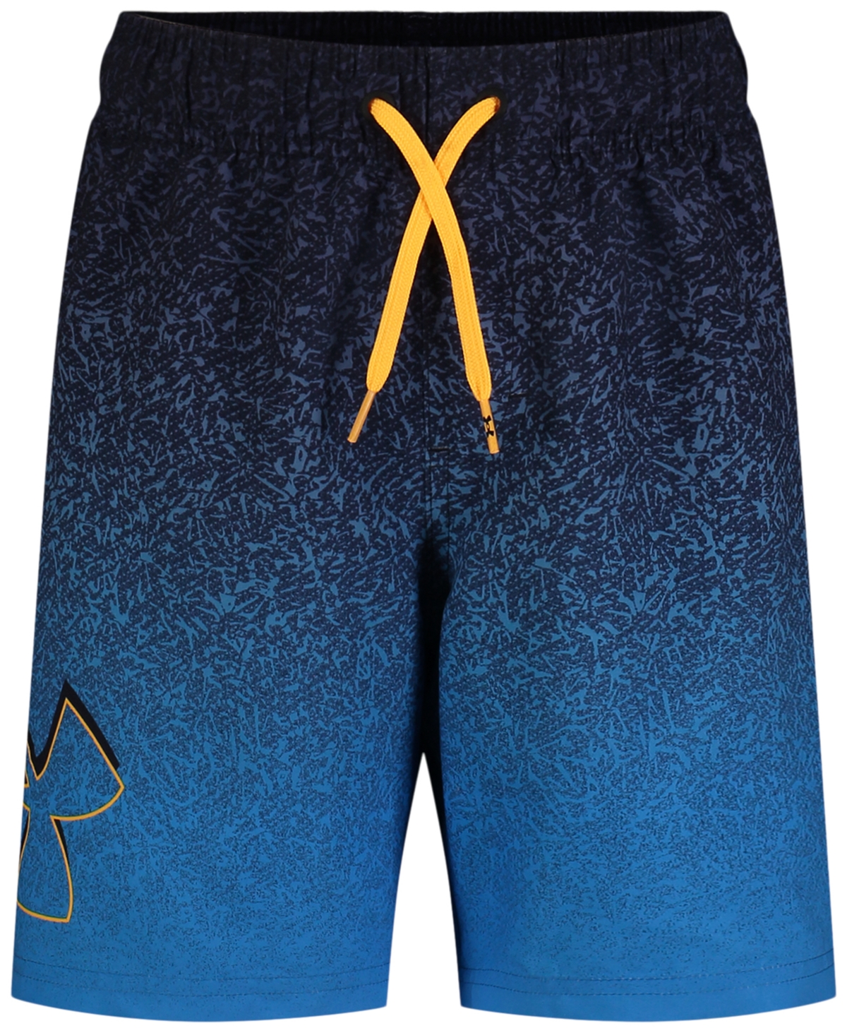 Shop Under Armour Big Boys Ua Tipped Logo Swim Volley Shorts In Viral Blue