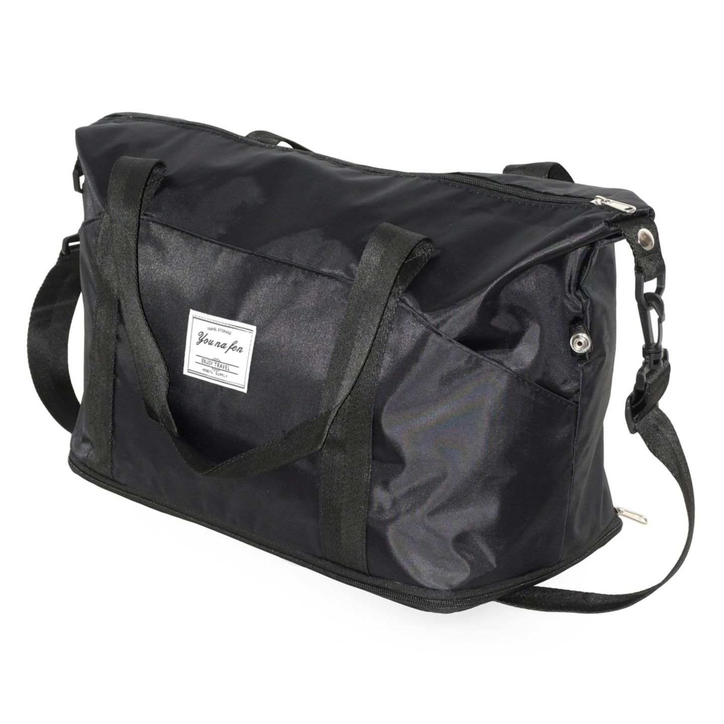 Женская сумка Nicci Ladies Weekender Duffel Expandable, цвет: Чёрный — фото 3