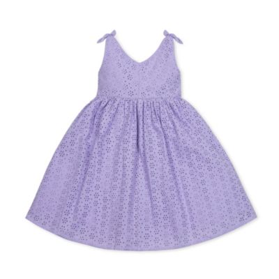 Toddler Girls Sleeveless Bow Shoulder Swing Dress