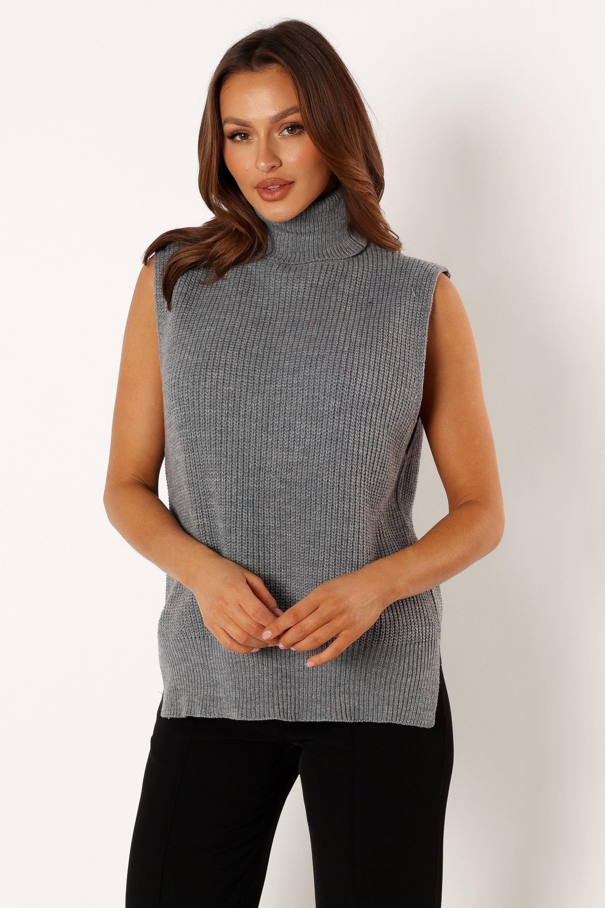 Women's Celaena Turtleneck Sleeveless Sweater