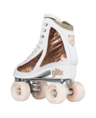 Glitz Roller Skates For Women And Girls - Dazzling Glitter Sparkle Quad Skates
