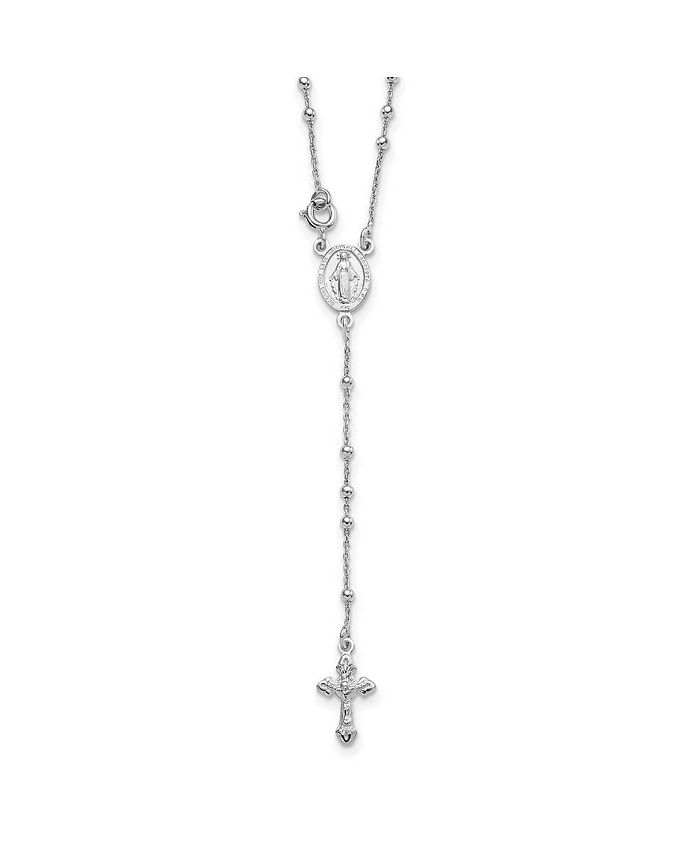 Gold rosary necklace macy's best sale