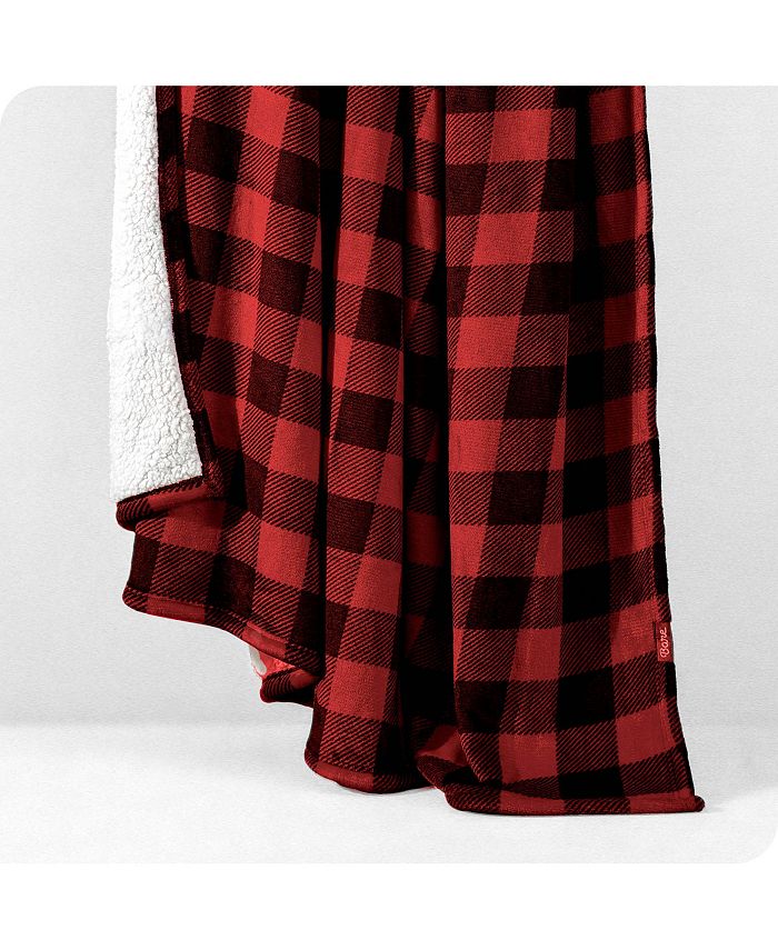 Bare Home Fleece Sherpa Twin/Twin XL Blanket Macy's