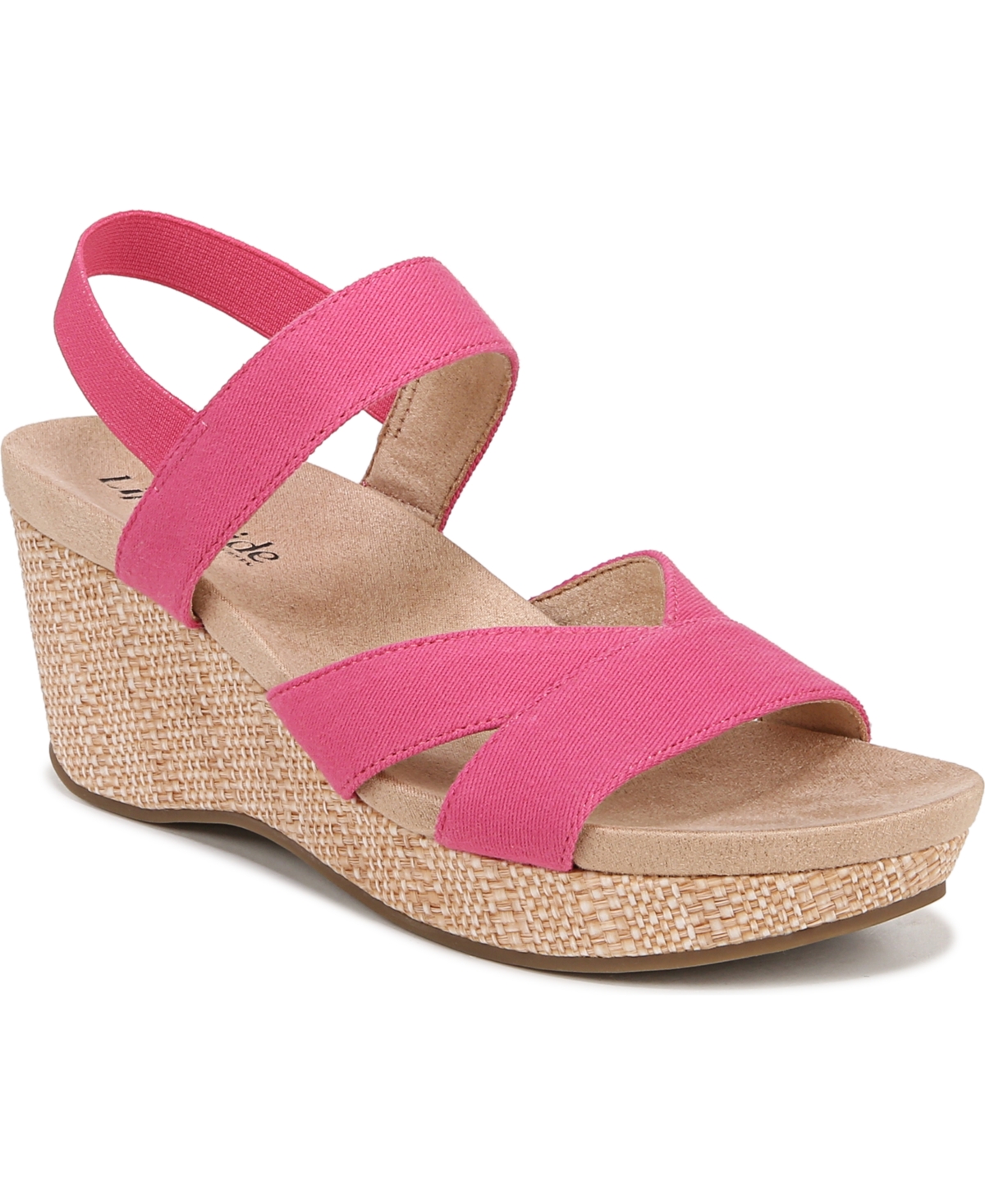 Women's Danita Wedge Sandals - French Pink Fabric