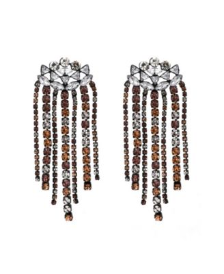 Accessory Concierge Multicolor Fete Drop Earrings - Clear