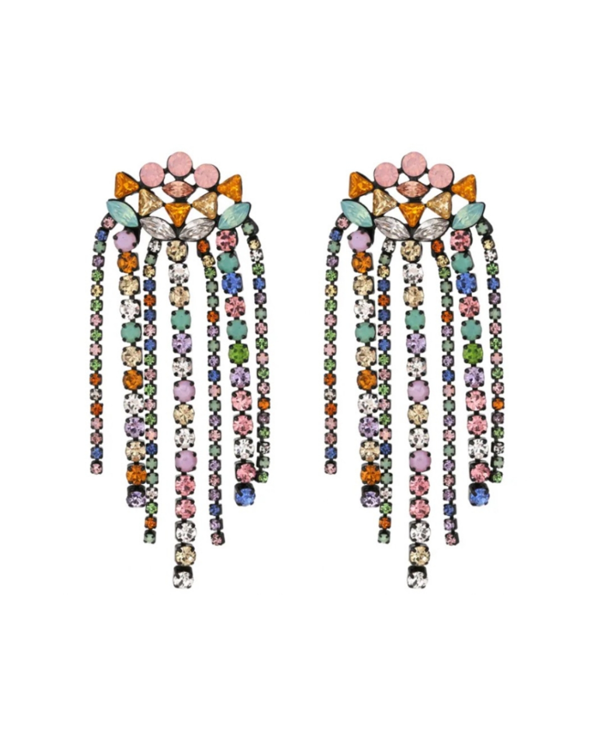 Multicolor Fete Drop Earrings - Multicolor