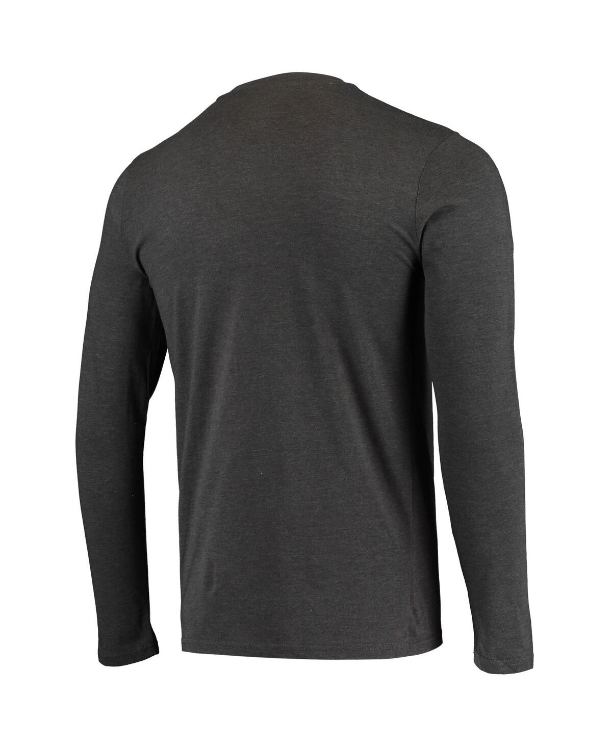 Concepts Sport Red/heathered Charcoal Cincinnati Bearcats Meter Long Sleeve T-shirt & Pants Sleep Se In Red,heathered Charcoal