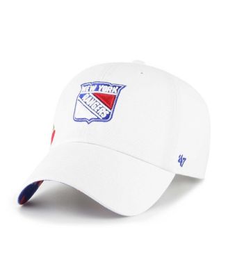 Women's White New York Rangers Confetti Clean Up Adjustable Hat
