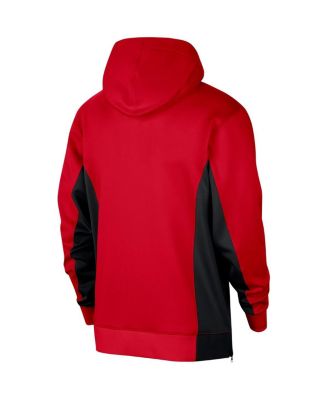 Men's Red Atlanta Hawks 2023/24 Authentic Showtime Full-Zip Hoodie