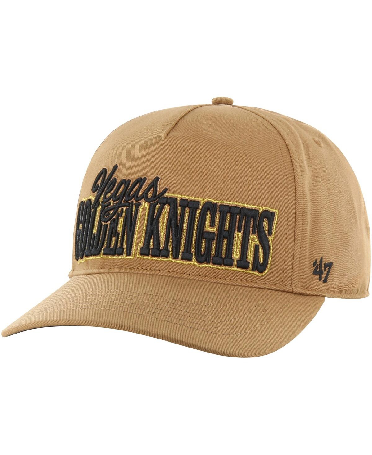 47 Brand Men's ' Tan Vegas Golden Knights Barnes Hitch Adjustable Hat In Tan