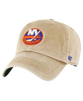 Men's Khaki New York Islanders Earldor Clean Up Adjustable Hat