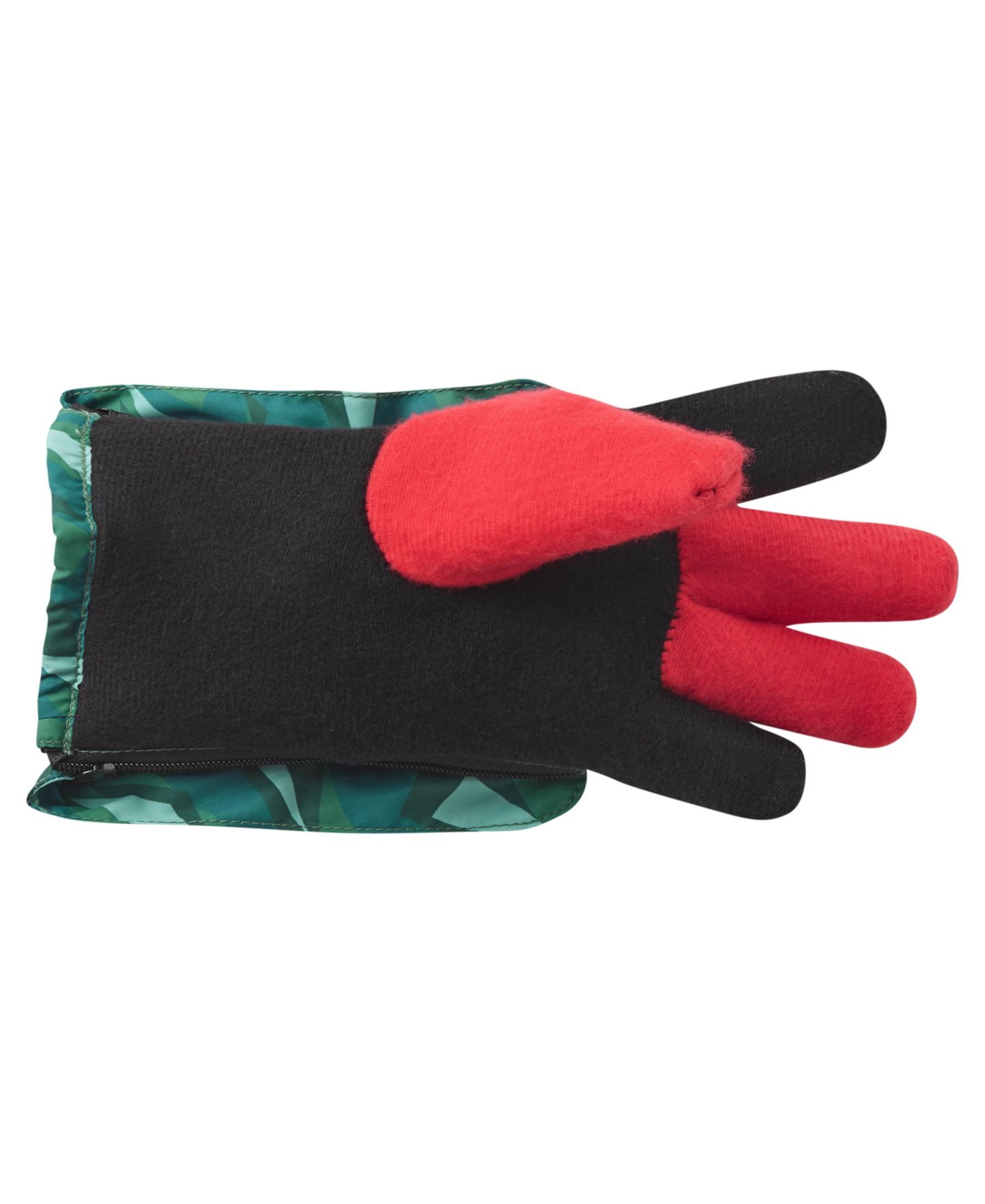 Перчатки Andy & Evan /Child Girls Kids Zipper Gloves для малышей, цвет: Зелёный камуфляжный — фото 2