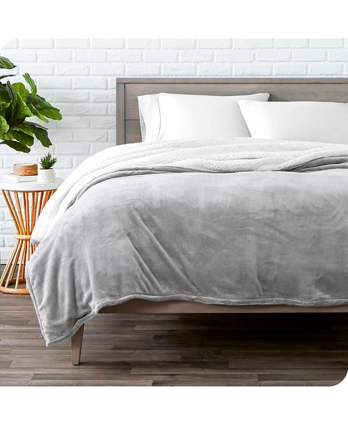 Bare Home Fleece Sherpa Full/Queen Blanket Macy's