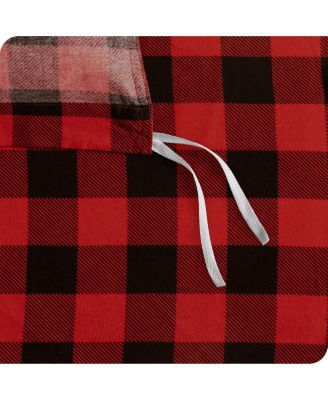 Cotton Flannel King/California King Duvet Cover Set