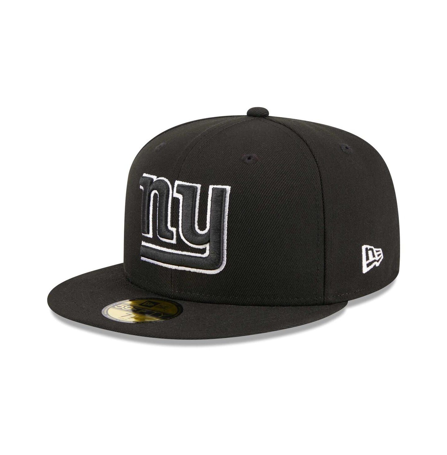 Мужская кепка New Era Black New York Giants Main Patch 59FIFTY Fitted Hat — фото 3