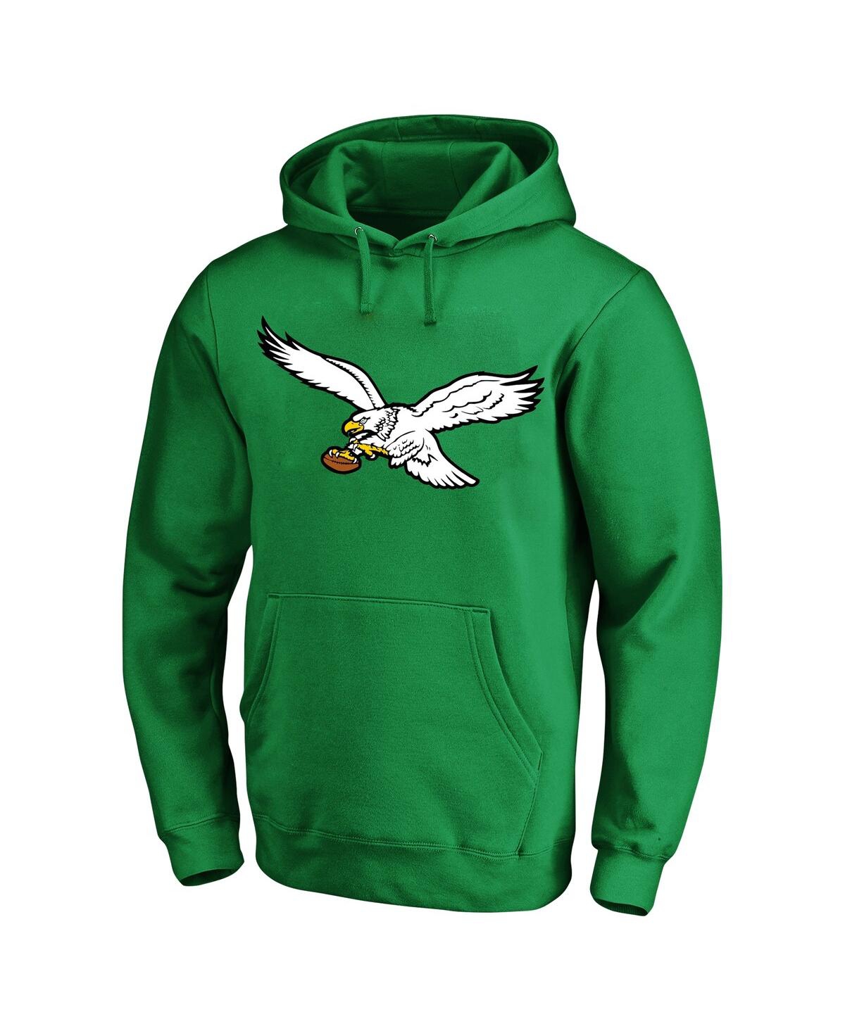 Men's Fanatics Jalen HurtsPhiladelphia Eagles Big and Tall Fleece Name and Number Pullover Hoodie - Kelly Green