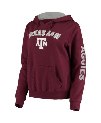 Women's Maroon Texas A&M Aggies Loud and Proud Pullover Hoodie