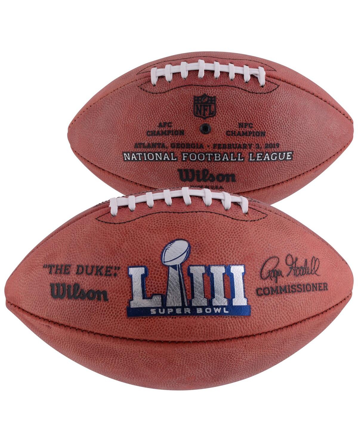 Super Bowl Liii Wilson Official Game Football - Brown