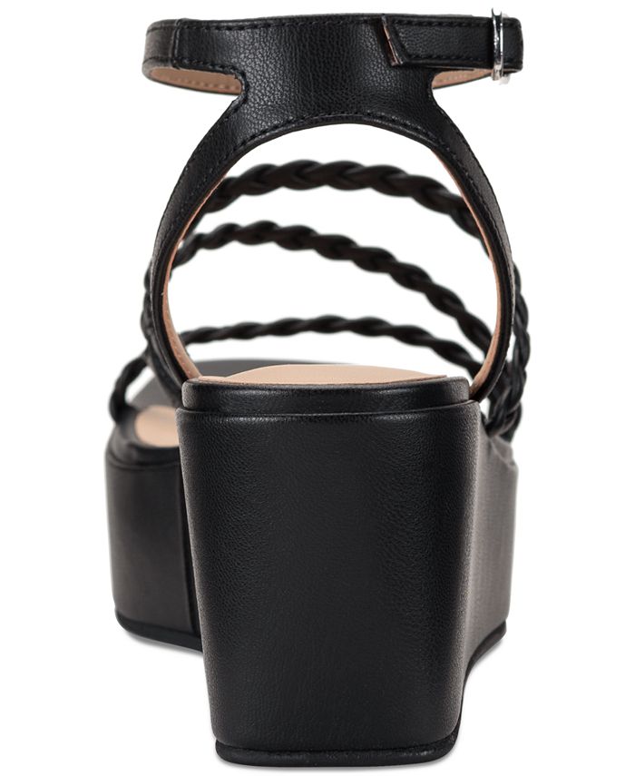 Sun + Stone Women's Alyssaa Strappy Platform Wedge Sandals, Created for ...
