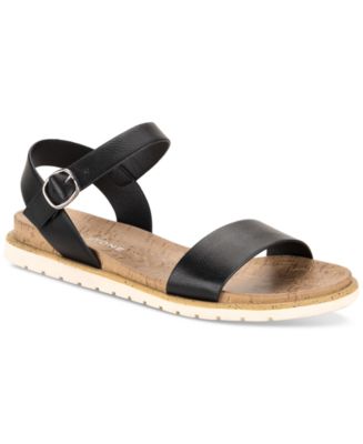 Sun + Stone Mattie Flat Sandals, Created for Macy's - Macy's