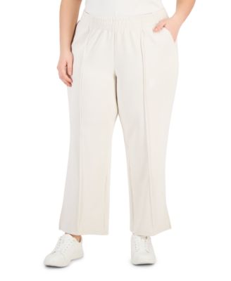 ID Ideology - Plus Size High Rise Wide Leg Sweatpants