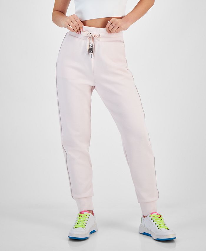 GUESS Women's Logo Scuba Jogger Pants - Macy's