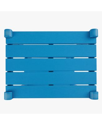 36" Outdoor Adirondack HDPE 2-Tier Patio Side Table