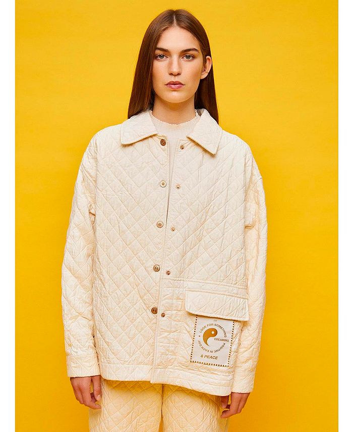 NOCTURNE Women's Quilted Oversized Jacket Macy's