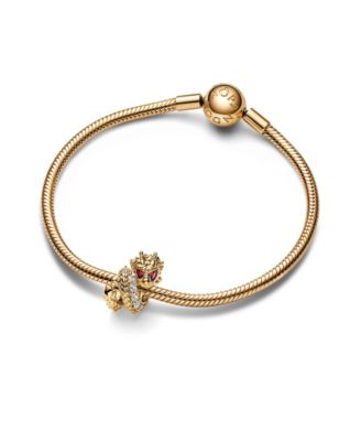 14K Gold-Plated Dragon Charm