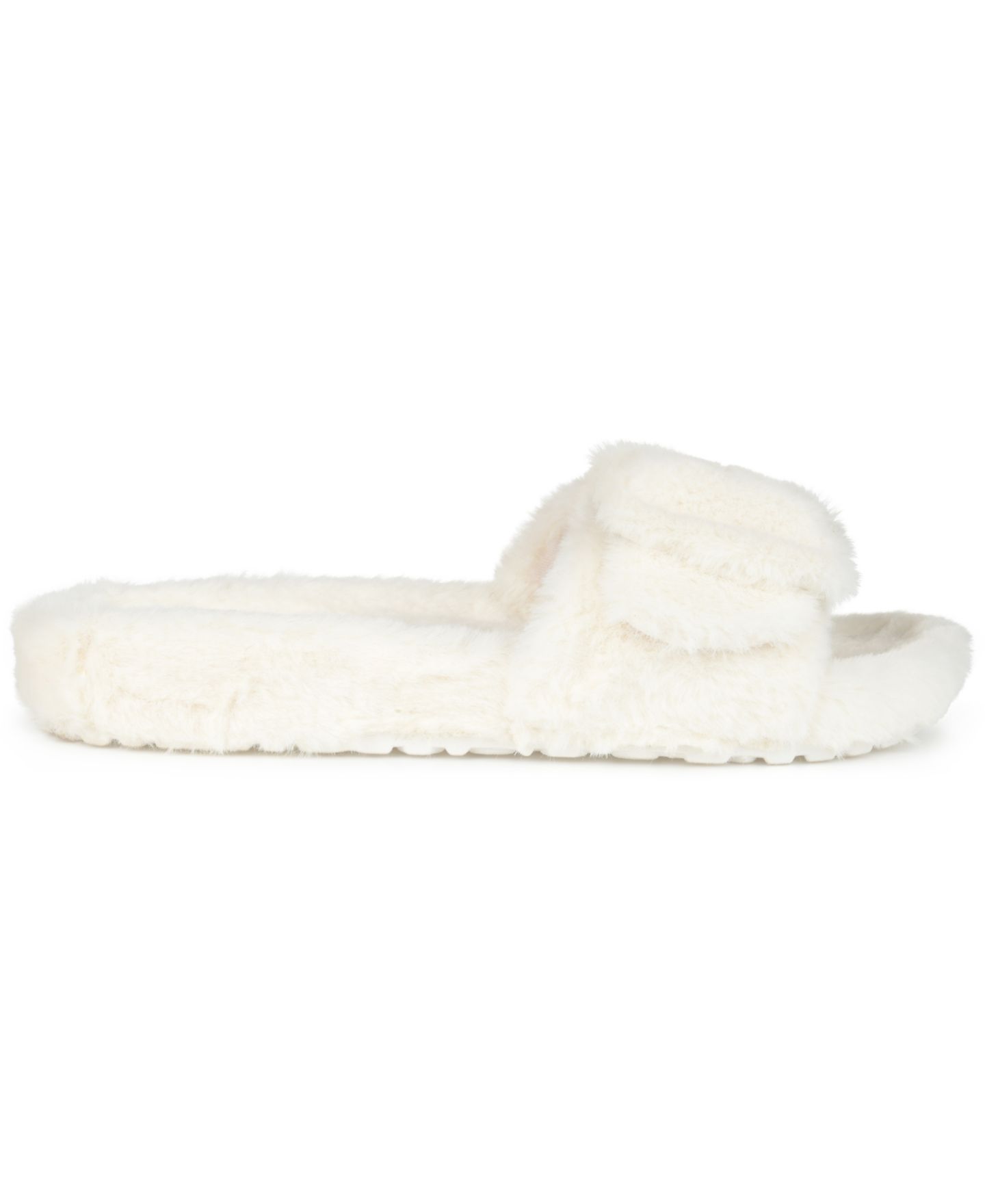 Женские тапочки Journee Collection Shadow Slide Slippers, цвет: Слоновая кость — фото 2