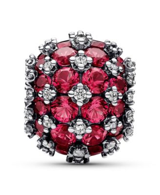 Sterling Silver with Crystal Charm