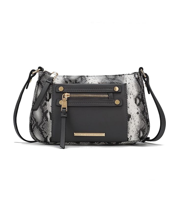 MKF Collection Essie Snake embossed Crossbody