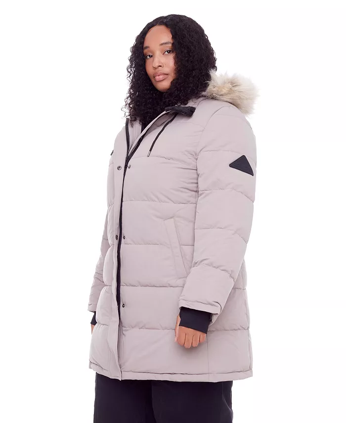 Women's Plus Size - Aulavik Plus | Mid-Length Hooded Parka Coat - thumbnail 8
