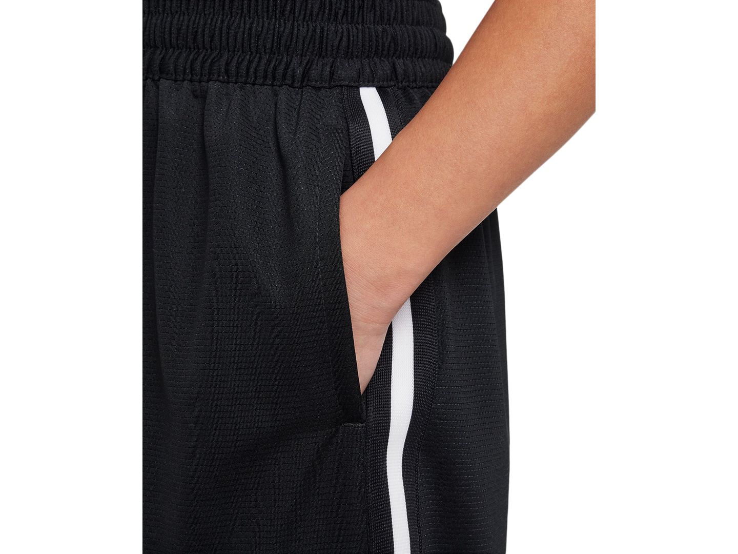 Шорты Nike Dri-FIT DNA Basketball Shorts для мальчиков, цвет: Чёрный / Белый — фото 10