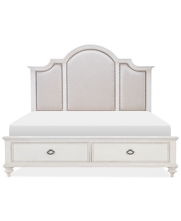 Furniture Mandeville Upholstered King Storage Bed Macy's