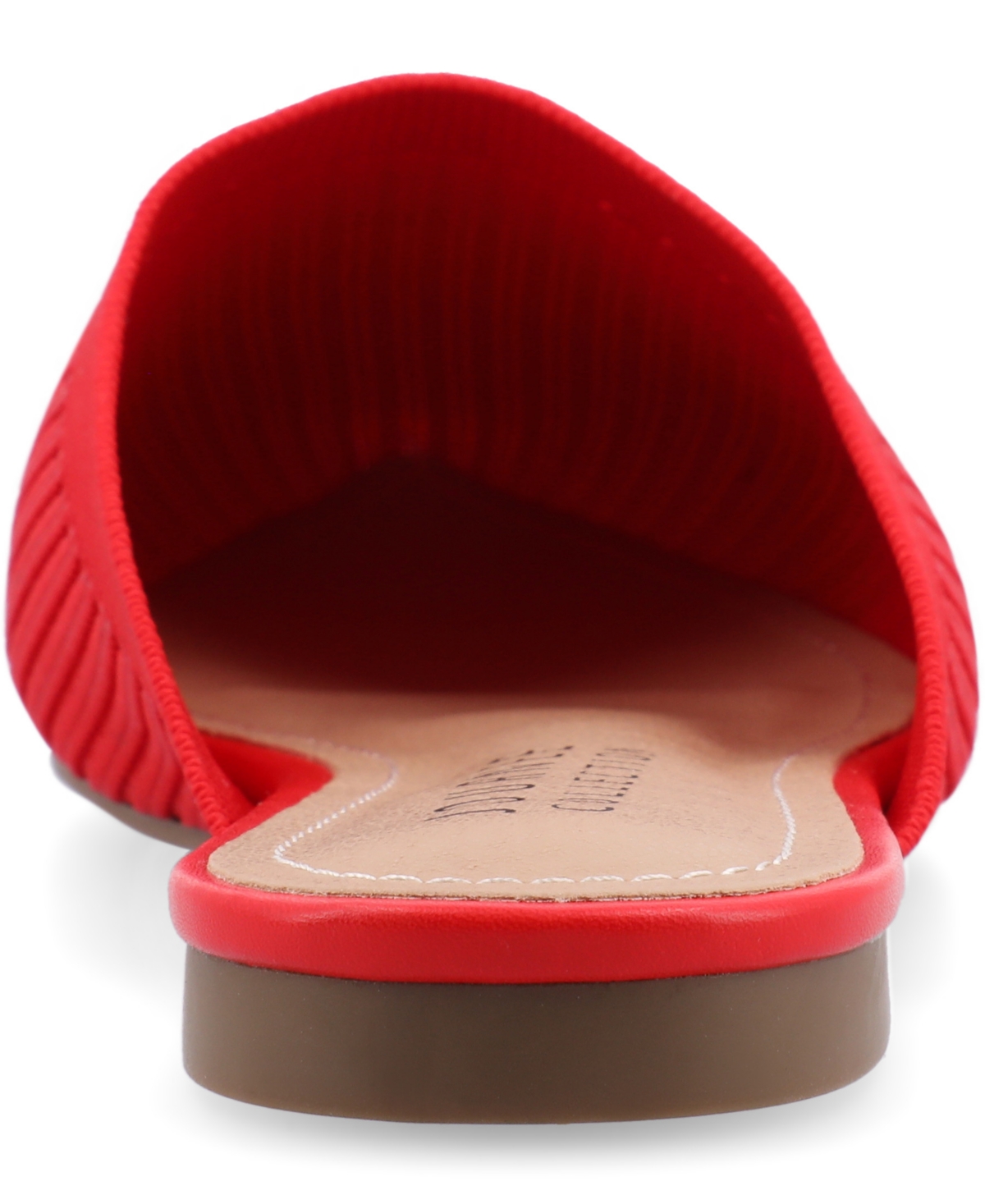Shop Journee Collection Women's Aniee Knit Mules In Red
