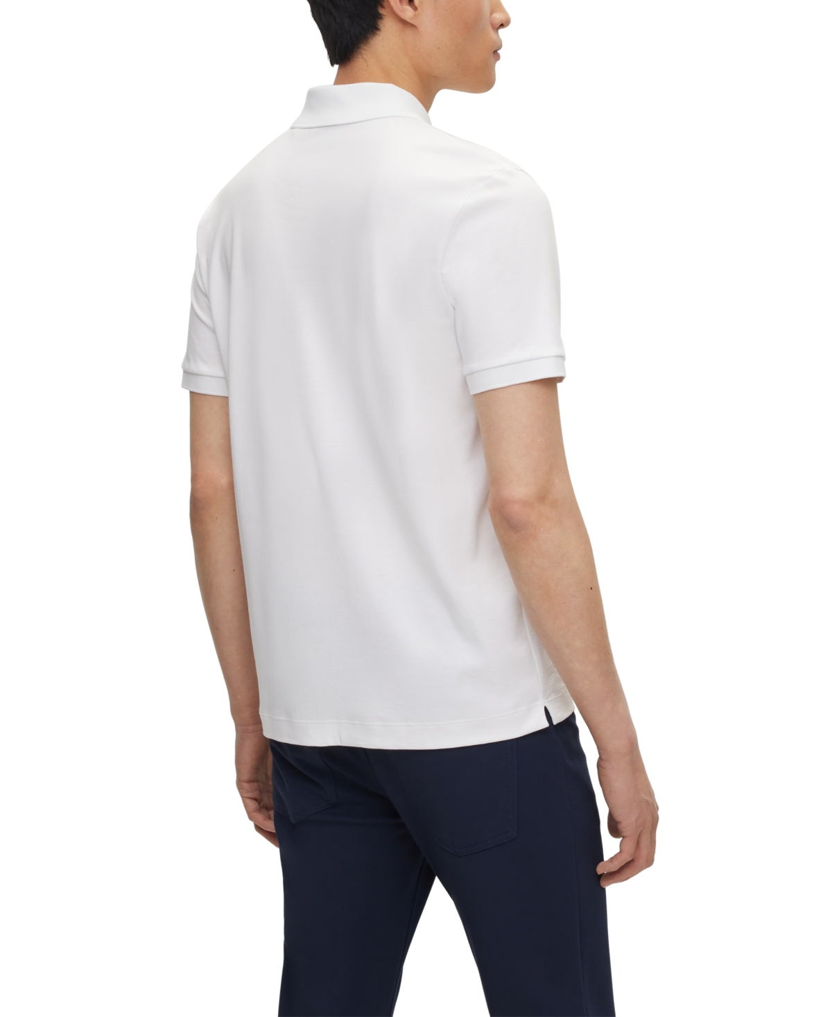 Boss by Hugo Boss Men's Zip Placket Slim-Fit Polo Shirt