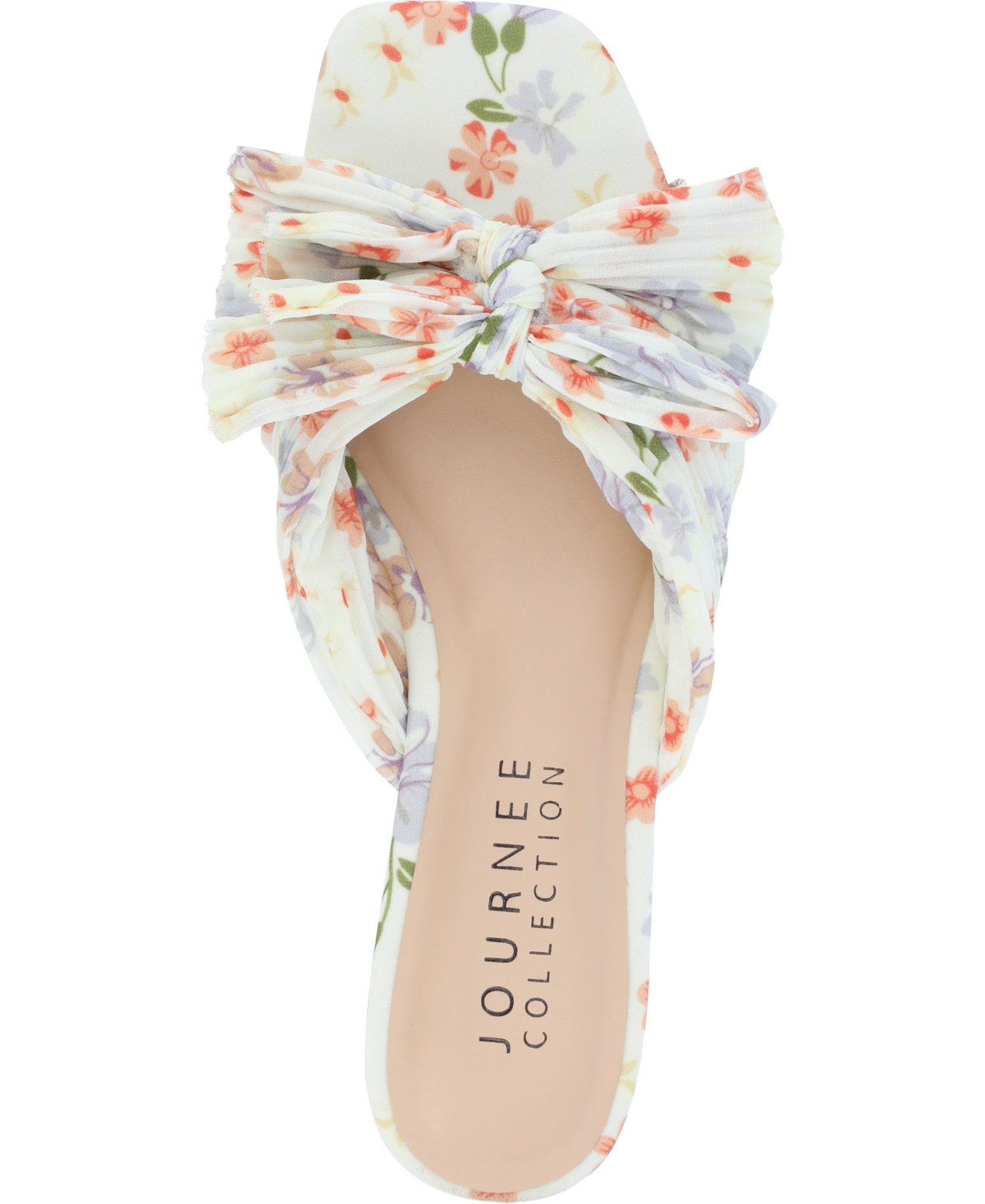 Journee Collection Collection Women's Tru Comfort Foam Serlina Wide Width Sandal In Light Floral