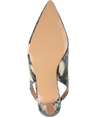 Women's Mikoa Slingback Pointed Toe Kitten Heels