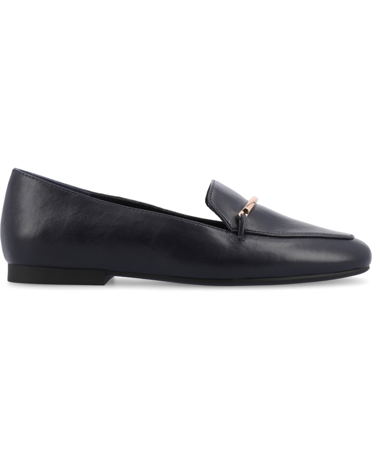Shop Journee Collection Women's Wrenn Slip On Loafers In Navy