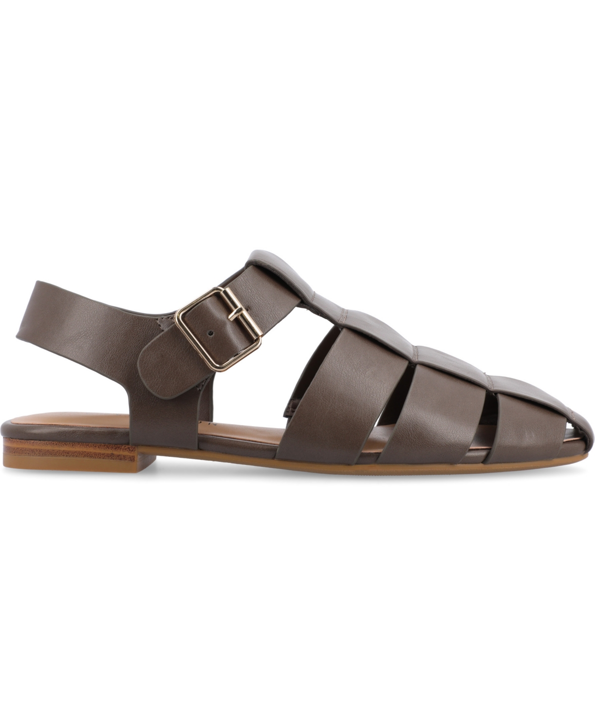 Shop Journee Collection Women's Cailinna Caged Flats In Brown