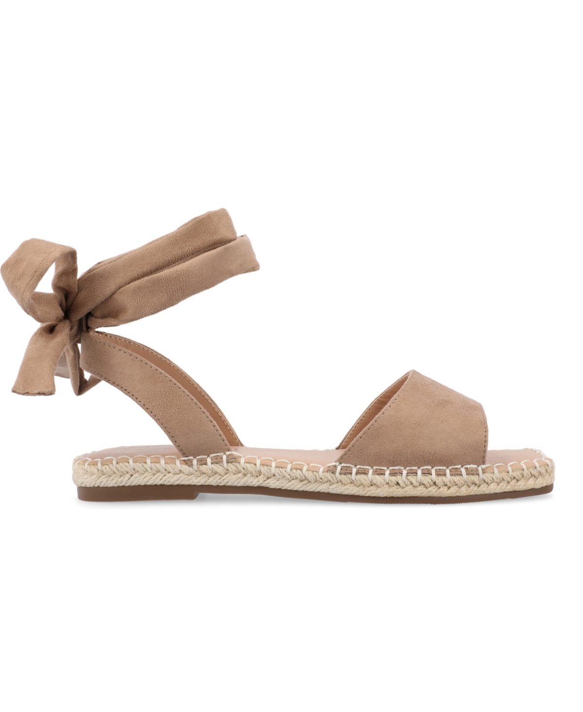 Shop Journee Collection Women's Emelie Espadrille Flat Sandals In Tan