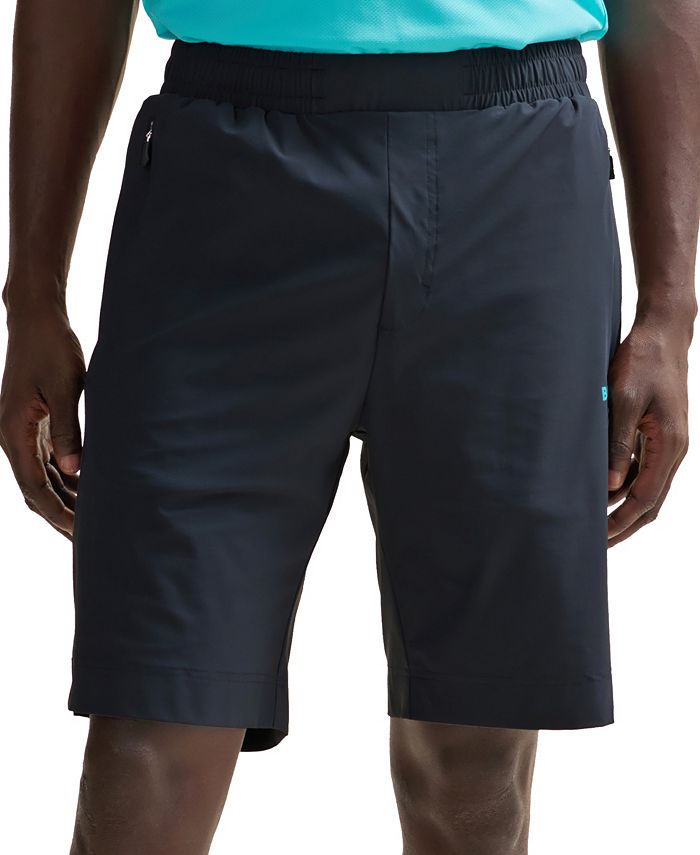 Hugo Boss Men's Decorative Reflective Artwork Regular-Fit Shorts - Macy's