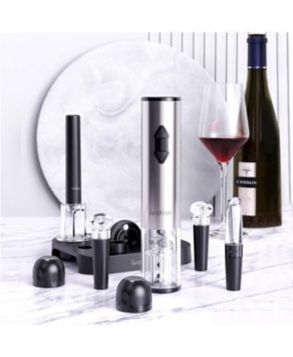 9-Piece Wine Set, Electric Wine Opener, Wine Aerator & More!