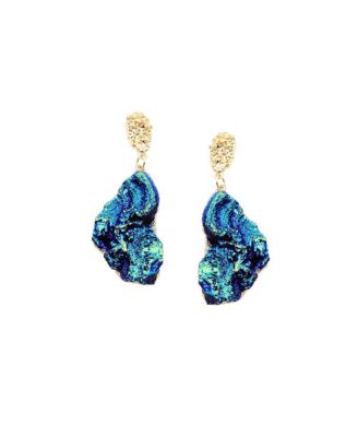 Women's Silver  Embellished Cluster Earcuff Earrings