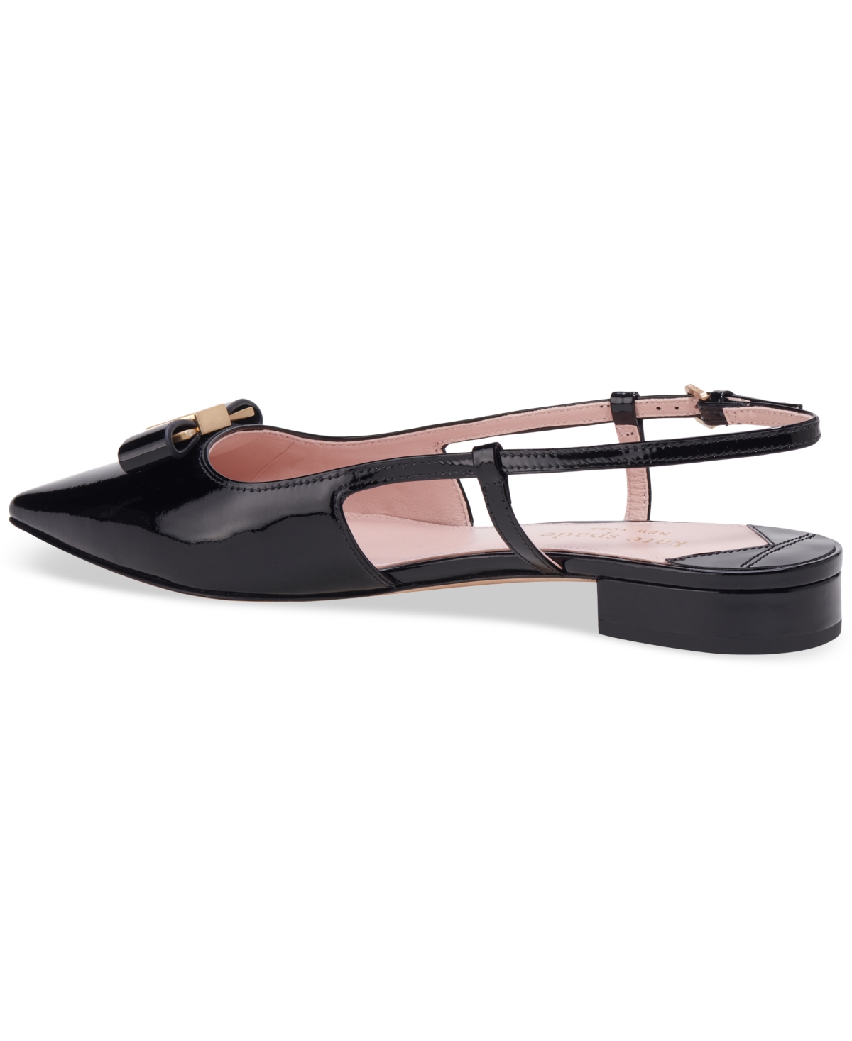 Kate Spade New York Women's Bowdie Pointed-Toe Slingback Flats