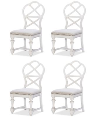 Furniture - Mandeville 4 Pc. X-Back Chair Set