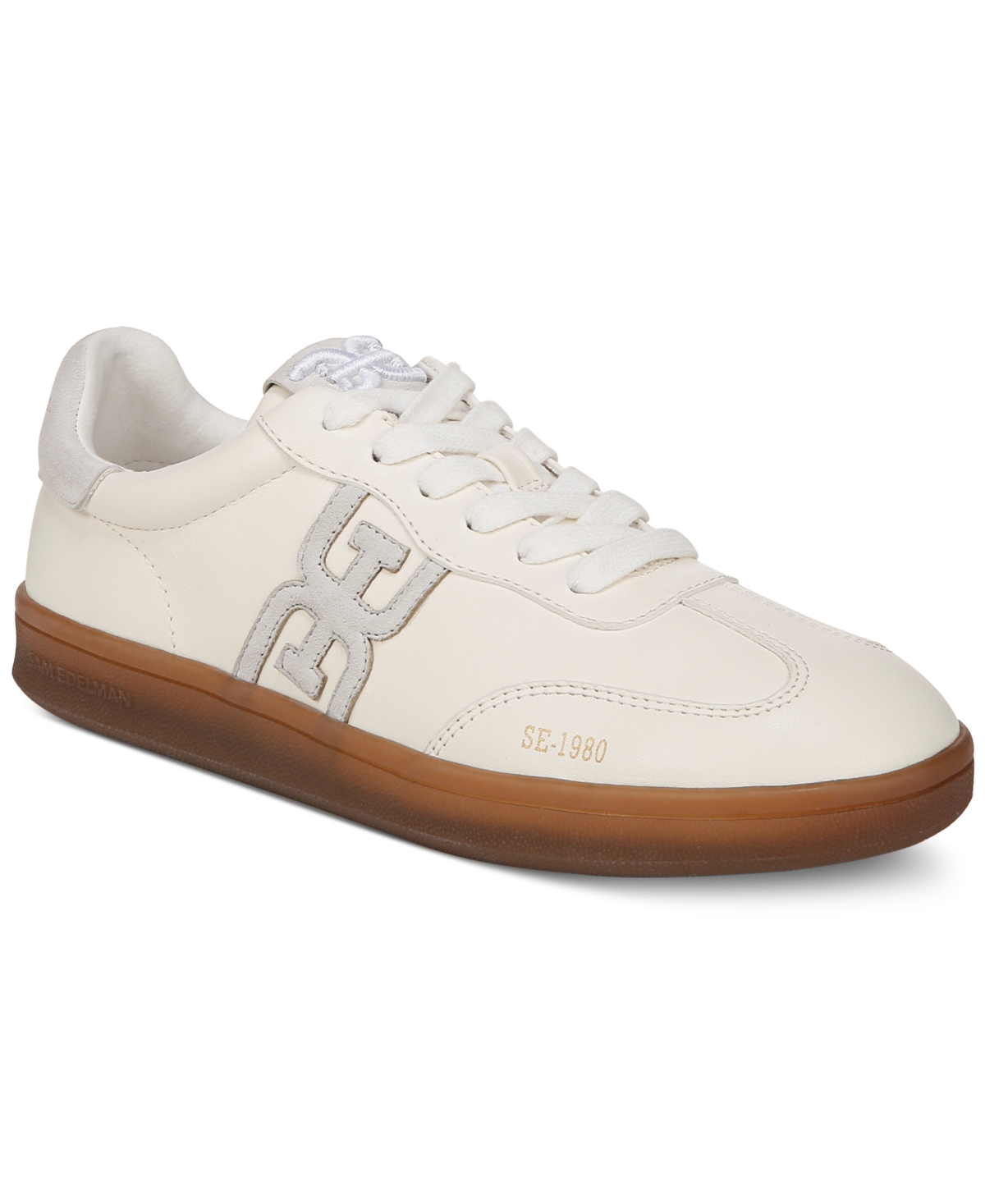 Sam Edelman Women's Tenny Lace-up Low-top Sneakers In Optic White