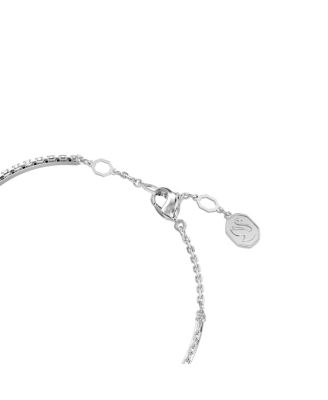 White, Rhodium Plated or Rose Gold-Tone Meteora Bangle Bracelet